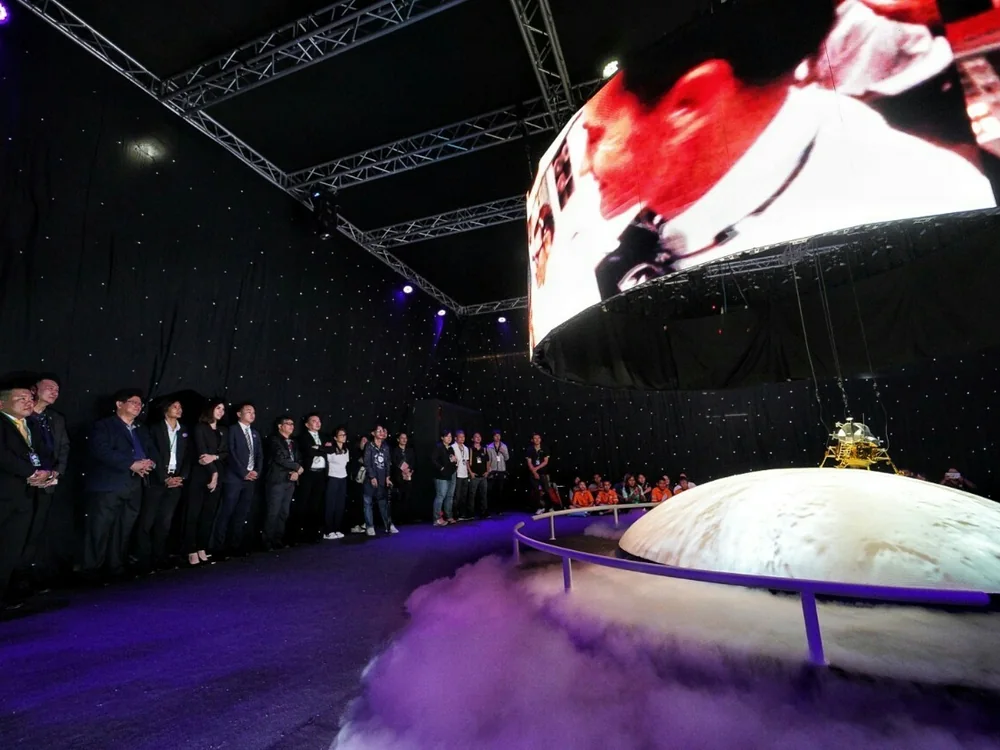 Thailand Science Fair 2019 — Moon Landing interactive exhibition booth by T-STONE