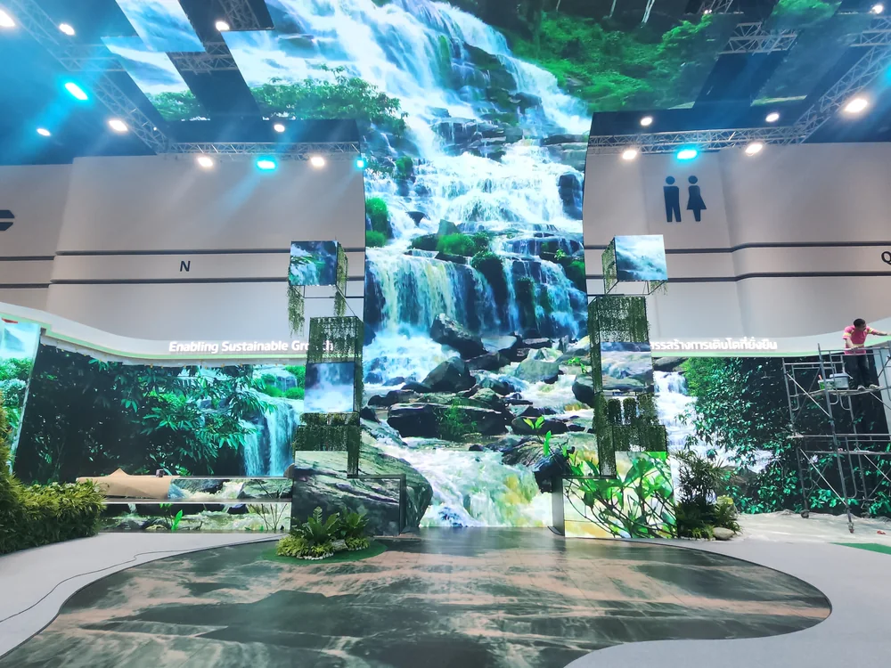 ThaiBev at SX Sustainability Expo 2025 — exhibition media and system integration by T-STONE